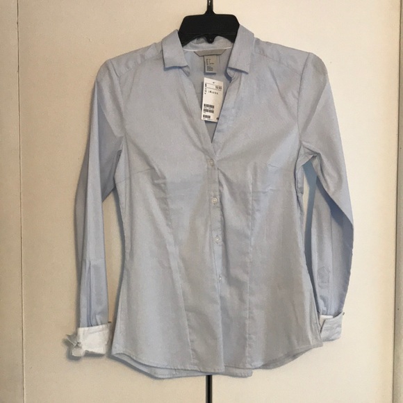 H&M Tops - H&M Fitted Dress Shirt